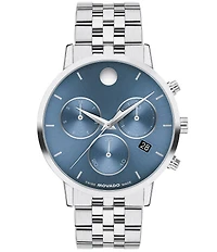 Movado Men's Museum Classic Chronograph Stainless Steel Bracelet Watch