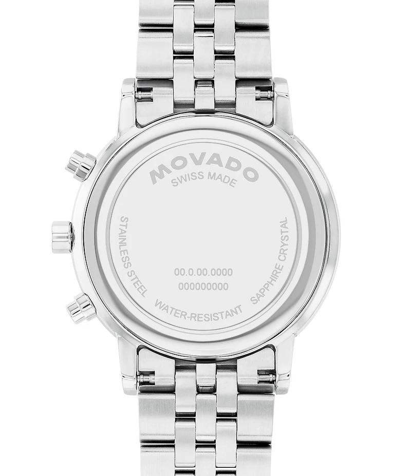 Movado Men's Museum Classic Chronograph Stainless Steel Bracelet Watch