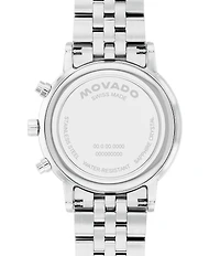 Movado Men's Museum Classic Chronograph Stainless Steel Bracelet Watch