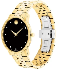 Movado Men's Museum Classic Quartz Analog Gold Stainless Steel Bracelet Watch