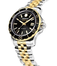 Movado Men's Series 800 Automatic Two Tone Stainless Steel Bracelet Watch