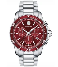 Movado Men's Series 800 Quartz Chronograph Stainless Steel Bracelet Watch
