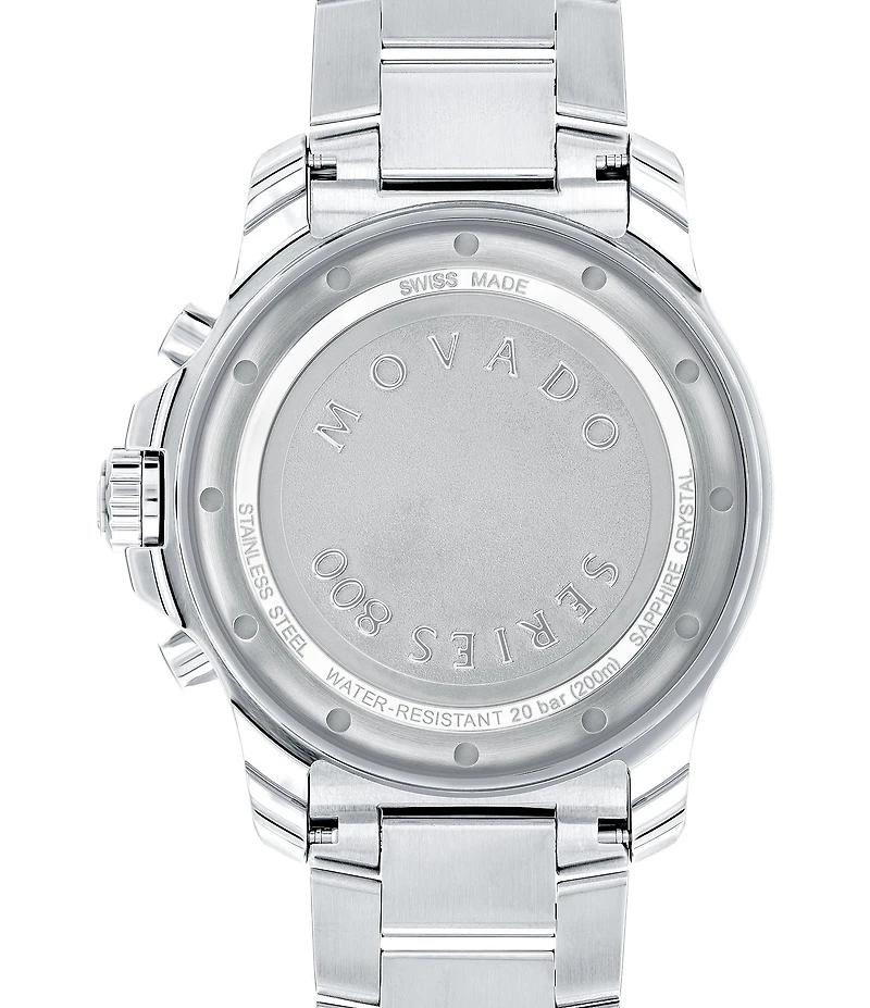 Movado Men's Series 800 Quartz Chronograph Stainless Steel Bracelet Watch