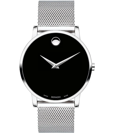 Movado Men's Stainless Steel Mesh Bracelet Watch