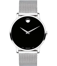 Movado Men's Stainless Steel Mesh Bracelet Watch