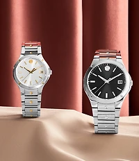 Movado SE White Sunray Dial Bracelet Watch