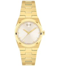 Movado Women's Bold Quest Mini Quartz Analog Stainless Steel Bracelet Watch