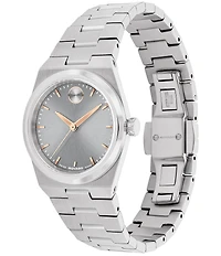 Movado Women's Bold Quest Mini Quartz Analog Stainless Steel Watch