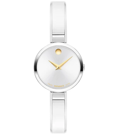 Movado Women's Moda Quartz Analog Stainless Steel Bangle Bracelet Watch
