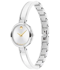 Movado Women's Moda Quartz Analog Stainless Steel Bangle Bracelet Watch