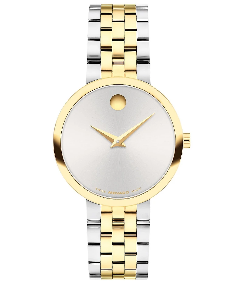 Movado Women's Museum Classic Quartz Analog PVD Coated Stainless Steel Bracelet Watch