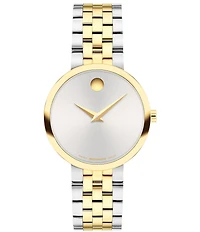 Movado Women's Museum Classic Quartz Analog PVD Coated Stainless Steel Bracelet Watch