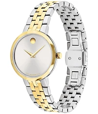 Movado Women's Museum Classic Quartz Analog PVD Coated Stainless Steel Bracelet Watch