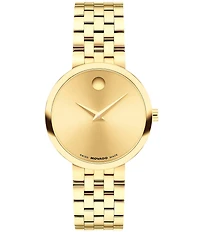 Movado Women's Museum Classic Quartz Analog PVD Coated Stainless Steel Bracelet Watch