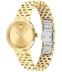Movado Women's Museum Classic Quartz Analog PVD Coated Stainless Steel Bracelet Watch