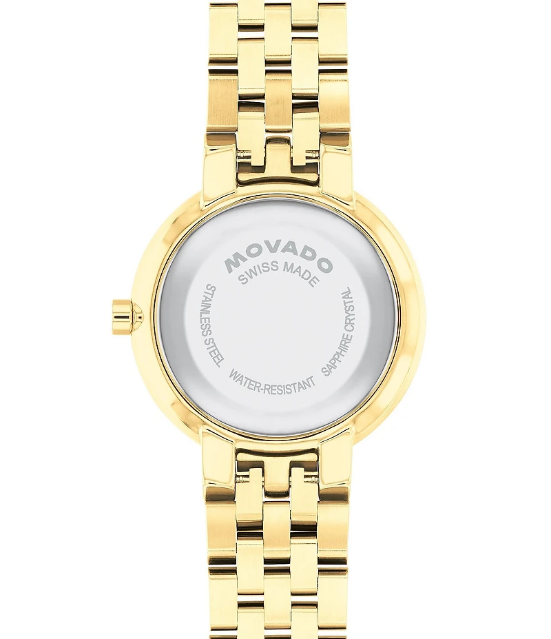 Movado Women's Museum Classic Quartz Analog PVD Coated Stainless Steel Bracelet Watch