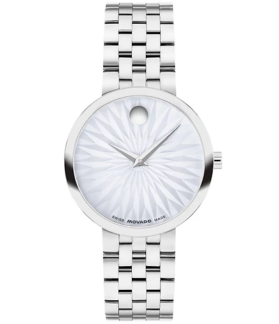Movado Women's Museum Classic Quartz Analog Stainless Steel Bracelet Watch