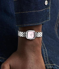 Movado Women's Museum Cushion 22mm Quartz Analog Stainless Steel Bracelet Watch