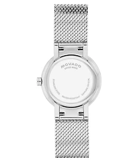 Movado Women's Museum Velura Quartz Analog Stainless Steel Sunray Mesh Bracelet Watch