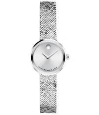 Movado Women's Museum Velura Quartz Analog Stainless Steel Mesh Bracelet Watch