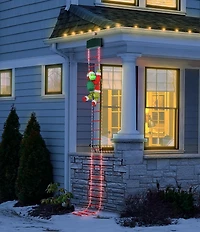 Mr. Christmas 10ft. Outdoor Rope Ladder Climbing Animated Grinch Decor