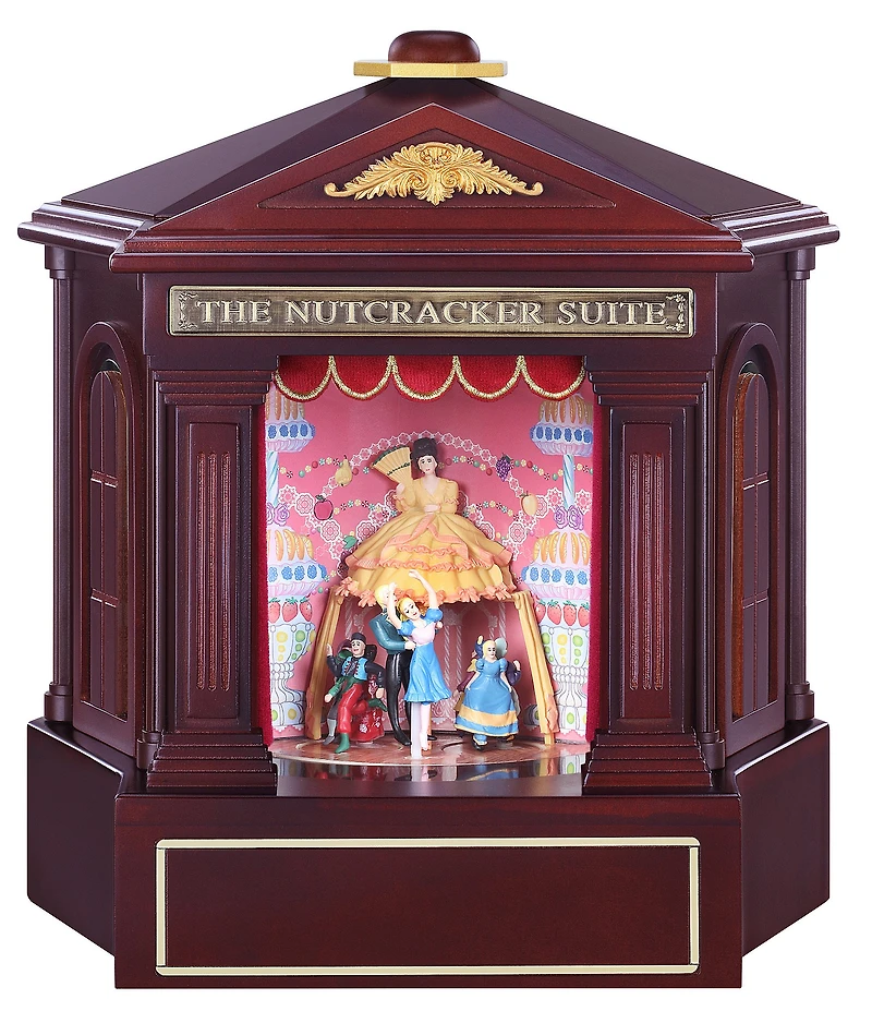 Mr. Christmas 12-Inch Animated Nutcracker Suite Wood Christmas Music Box