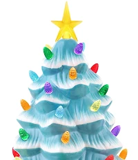 Mr. Christmas 12#double; LED Lighted Nostalgic Christmas Tree - Seafoam