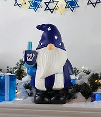 Mr. Christmas 12#double; LED Nostalgic Hanukkah Gnome Figurine