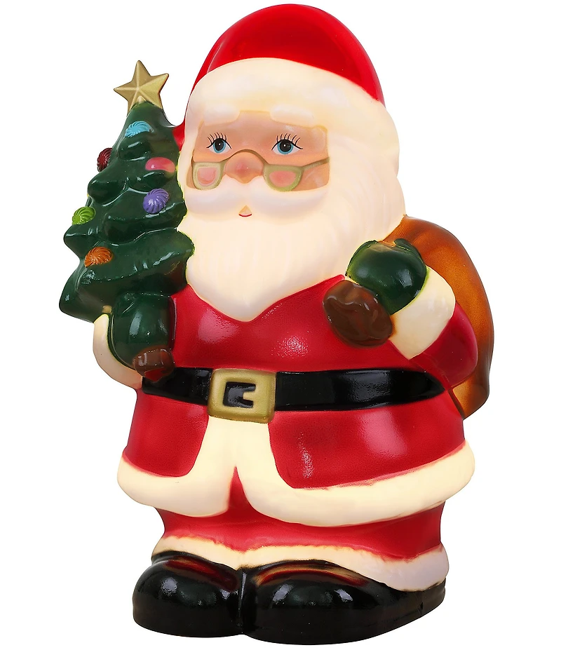 Mr. Christmas 24-inch Lit Santa Blow Mold Decor