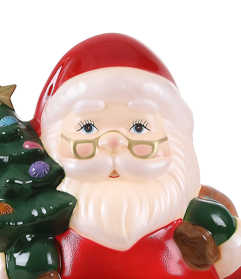 Mr. Christmas 24-inch Lit Santa Blow Mold Decor