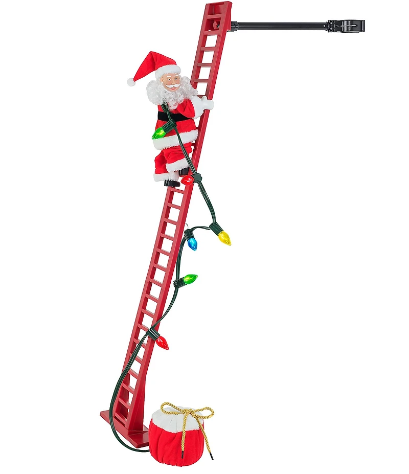 Mr. Christmas 40 in. Animated Ladder Super Climbing Santa
