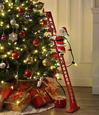 Mr. Christmas 40 in. Animated Ladder Super Climbing Santa