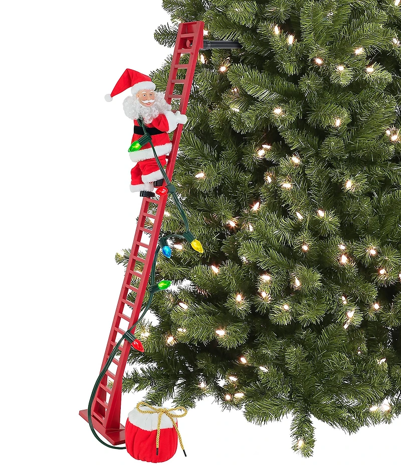 Mr. Christmas 40 in. Animated Ladder Super Climbing Santa