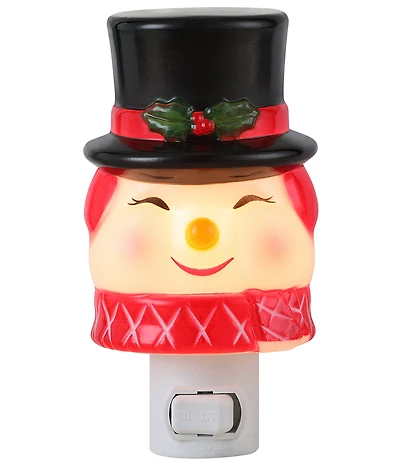 Mr. Christmas 5.2-inch Shatterproof Snowman Night Light