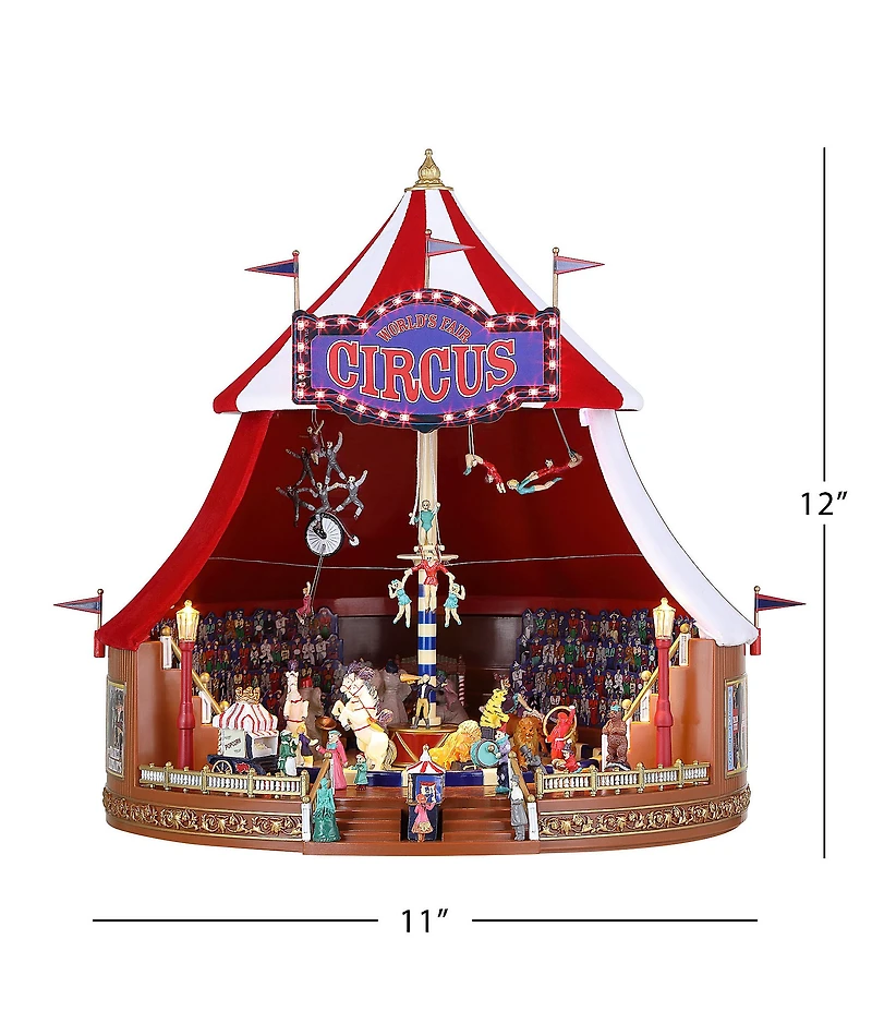 Mr. Christmas 90th Anniversary Collection Animated and Musical World's Fair Big Top Circus