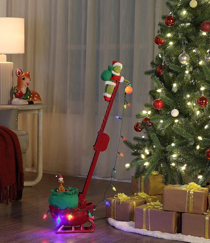 Mr. Christmas Animated and Musical Grinch Utility Sleigh