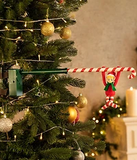 Mr. Christmas Animated Musical Candy Cane Elf Acrobat Christmas Decor, 6#double;