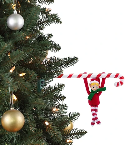Mr. Christmas Animated Musical Candy Cane Elf Acrobat Christmas Decor, 6#double;