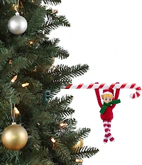 Mr. Christmas Animated Musical Candy Cane Elf Acrobat Christmas Decor, 6#double;