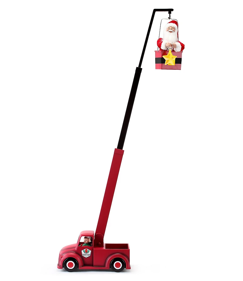Mr. Christmas Animated Santa's Cherry Picker Christmas Tree Trimmer