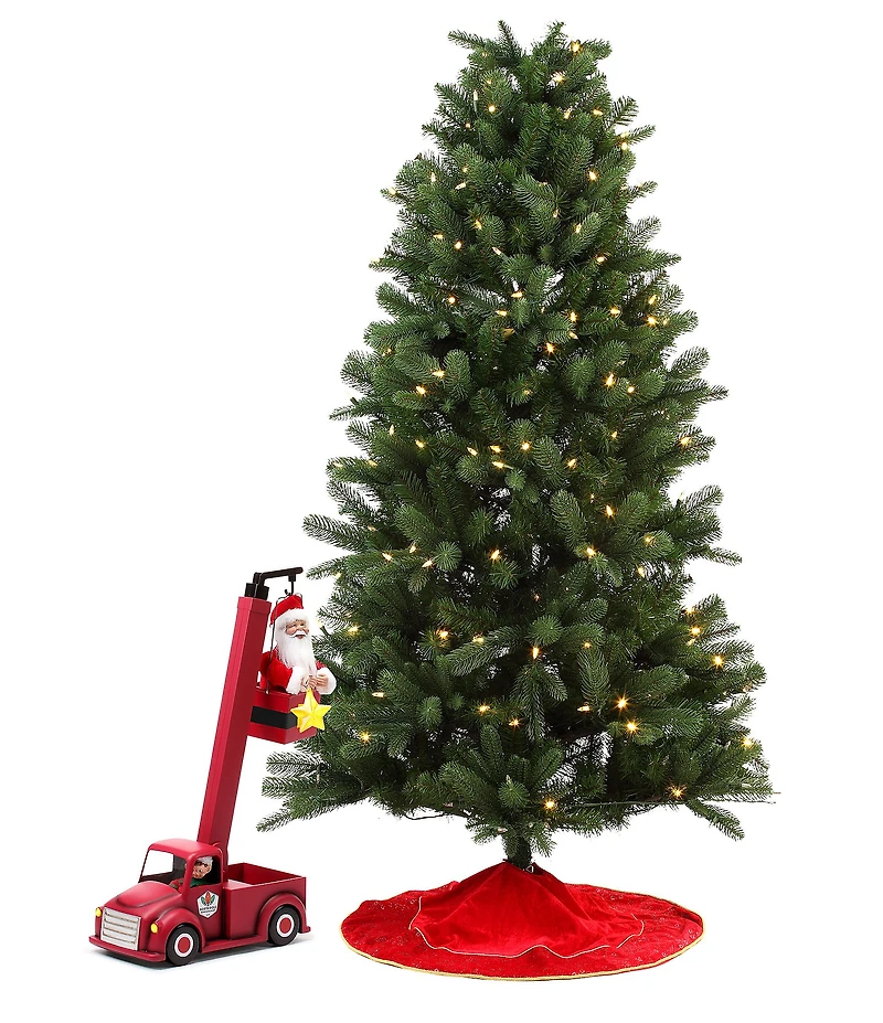 Mr. Christmas Animated Santa's Cherry Picker Christmas Tree Trimmer