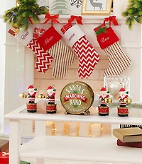 Mr. Christmas Animated Santa's Marching Band Figurines, 6#double;