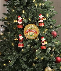 Mr. Christmas Animated Santa's Marching Band Figurines, 6#double;