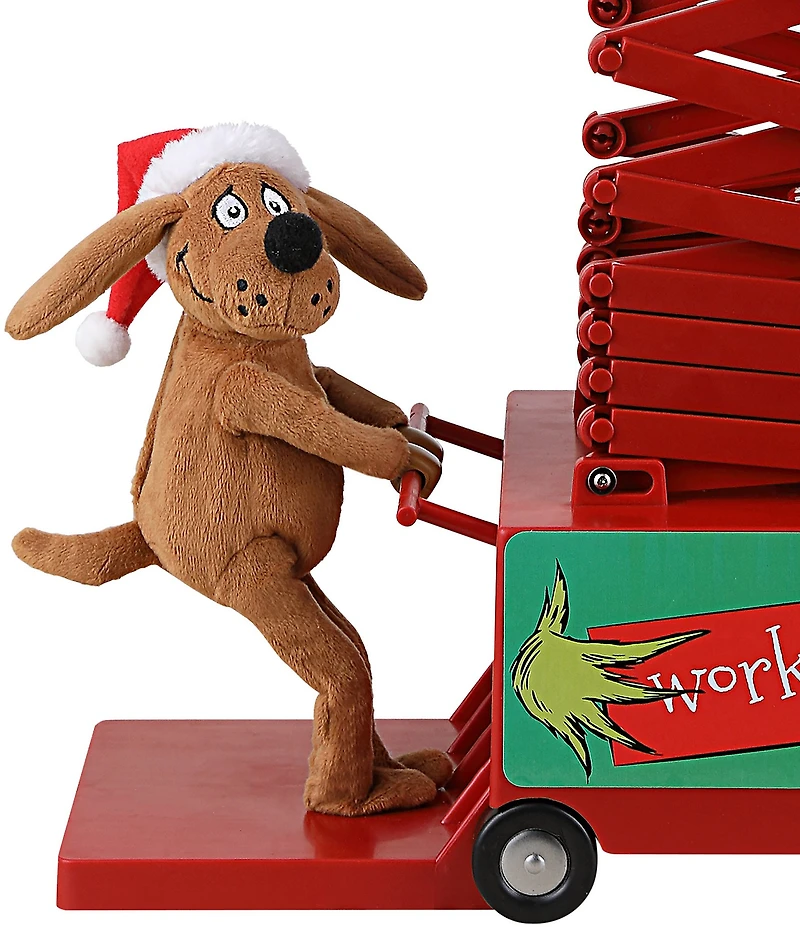 Mr. Christmas LED Lighted Animated and Musical Grinch's Lift Decor