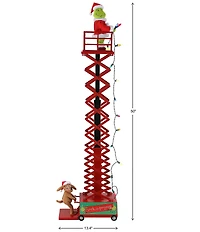 Mr. Christmas LED Lighted Animated and Musical Grinch's Lift Decor