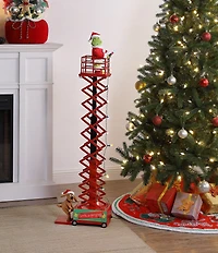 Mr. Christmas LED Lighted Animated and Musical Grinch's Lift Decor