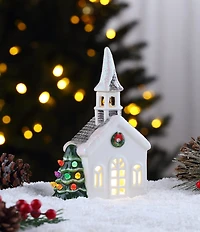 Mr. Christmas LED Nostalgic Ceramic Village Church