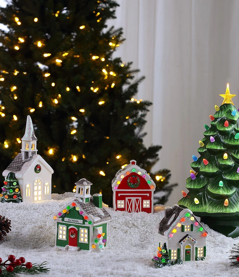 Mr. Christmas LED Nostalgic Ceramic Village Church