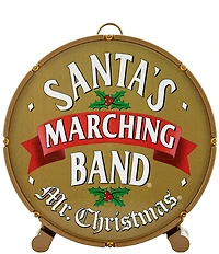 Mr. Christmas Marching Band Musical Animated Santa's Marching Band Figurine