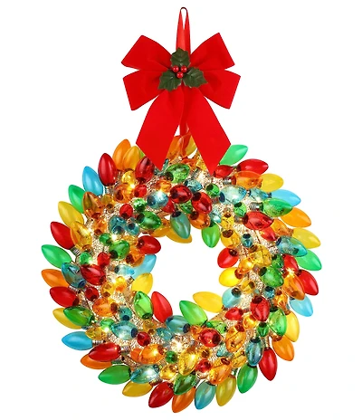Mr. Christmas Nostalgic Collection LED Lighted Ornament Wreath
